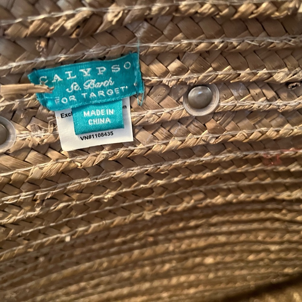 Calypso St. Barth For Target Straw & Sequins Tote - Picture 11 of 13